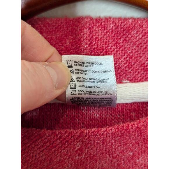 Women's Red Wisconsin Badgers Pullover Knit Sweater Size Small Side Slits - Picture 6 of 9